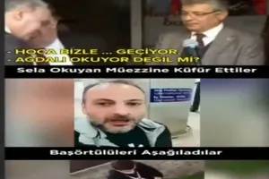 Ezanı ıslıkladılar başörtüsüne hakaret ettiler!