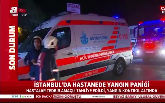 29 Mayıs Hastanesi'nde yangın çıktı