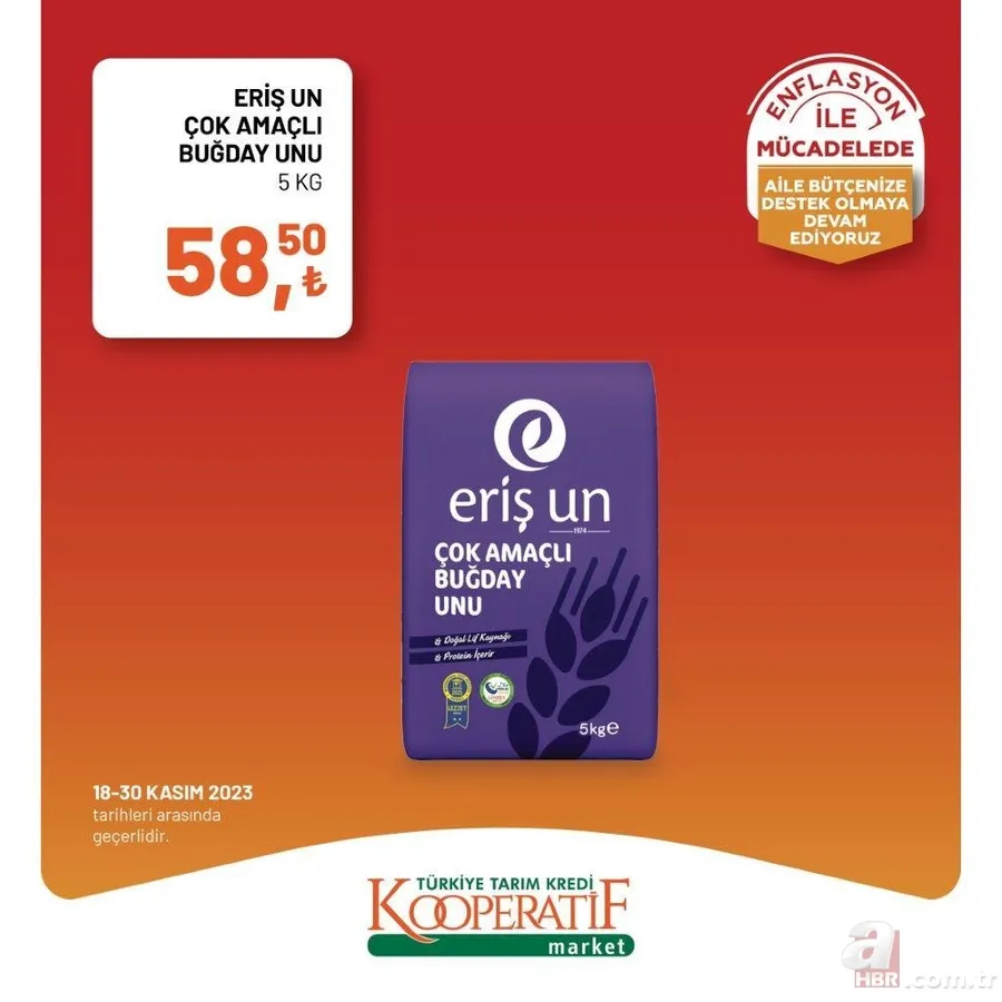 Tarım Kredi Market Kasım indirimleri bitiyor! Tost peyniri, sıvı deterjan, tuvalet kağıdı, domates salçası ve dana kıyma kaç TL’ye satılıyor? 9