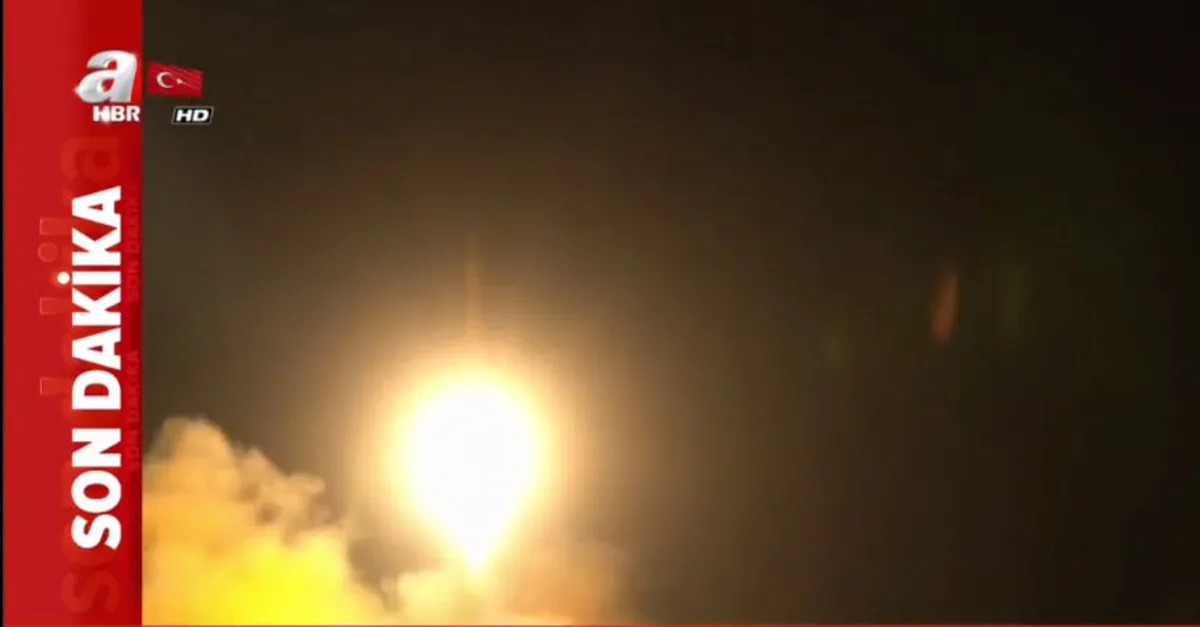 Son dakika: İran'da füzelerin ateşlendiği an