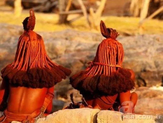 Dünyanın en ilginç kabilesi! Himba kabilesinin kadınları hamile kalmak için... 12