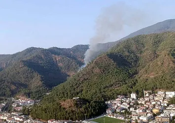 Son dakika: Marmaris'teki orman yangını kontrol altında