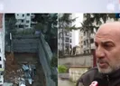 İstinat duvarı çöktü