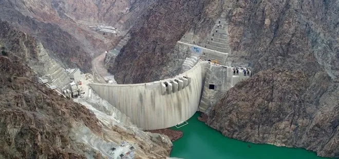 Yusufeli Barajı 40,5 milyon metreküpe ulaştı