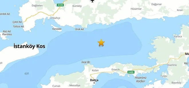 Son dakika! Ege Denizi’nde korkutan deprem! AFAD son depremler