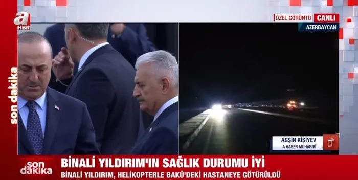 AK Parti Genel Başkan Vekili Binali Yıldırım Azerbaycan’da trafik kazası geçirdi! İşte ilk görüntüler | Sağlık durumu nasıl?