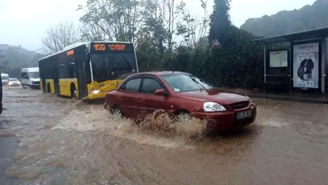 Meteoroloji İstanbul'u uyarmıştı, Beykoz'da yollar göle döndü, tünelleri su bastı - 2