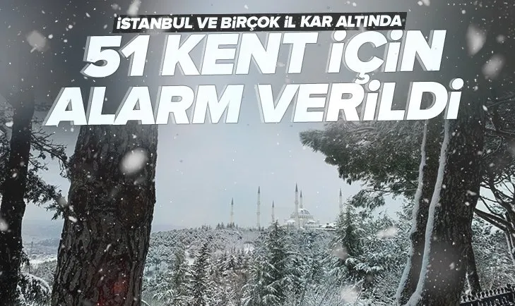 SON DAKİKA! Meteoroloji’den 51 il için uyarı! İstanbul ve birçok il kar altında! Kar yağışı devam edecek mi? 22 Ocak hava durumu