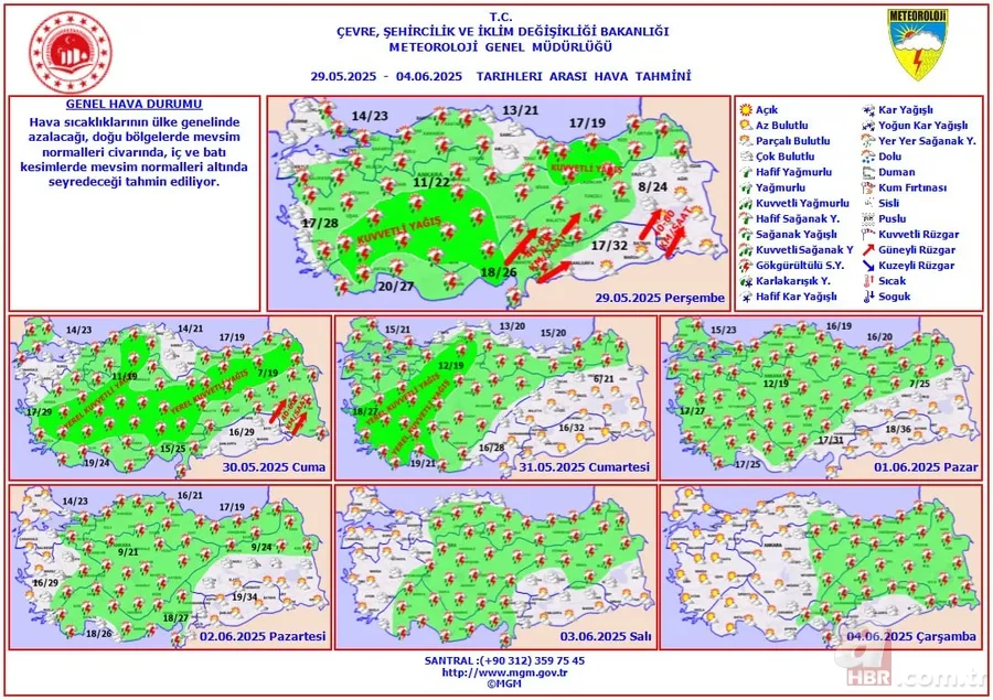 Meteoroloji'den 11 ile sarı alarm!☔ Hafta sonu şemsiye elinizin altında olsun: İstanbul dahil tüm yurda kuvvetli geliyor 5