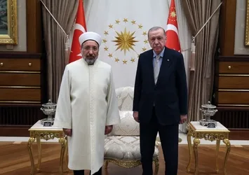 Başkan Erdoğan Diyanet İşleri Başkanı Arpaguş'u kabul etti