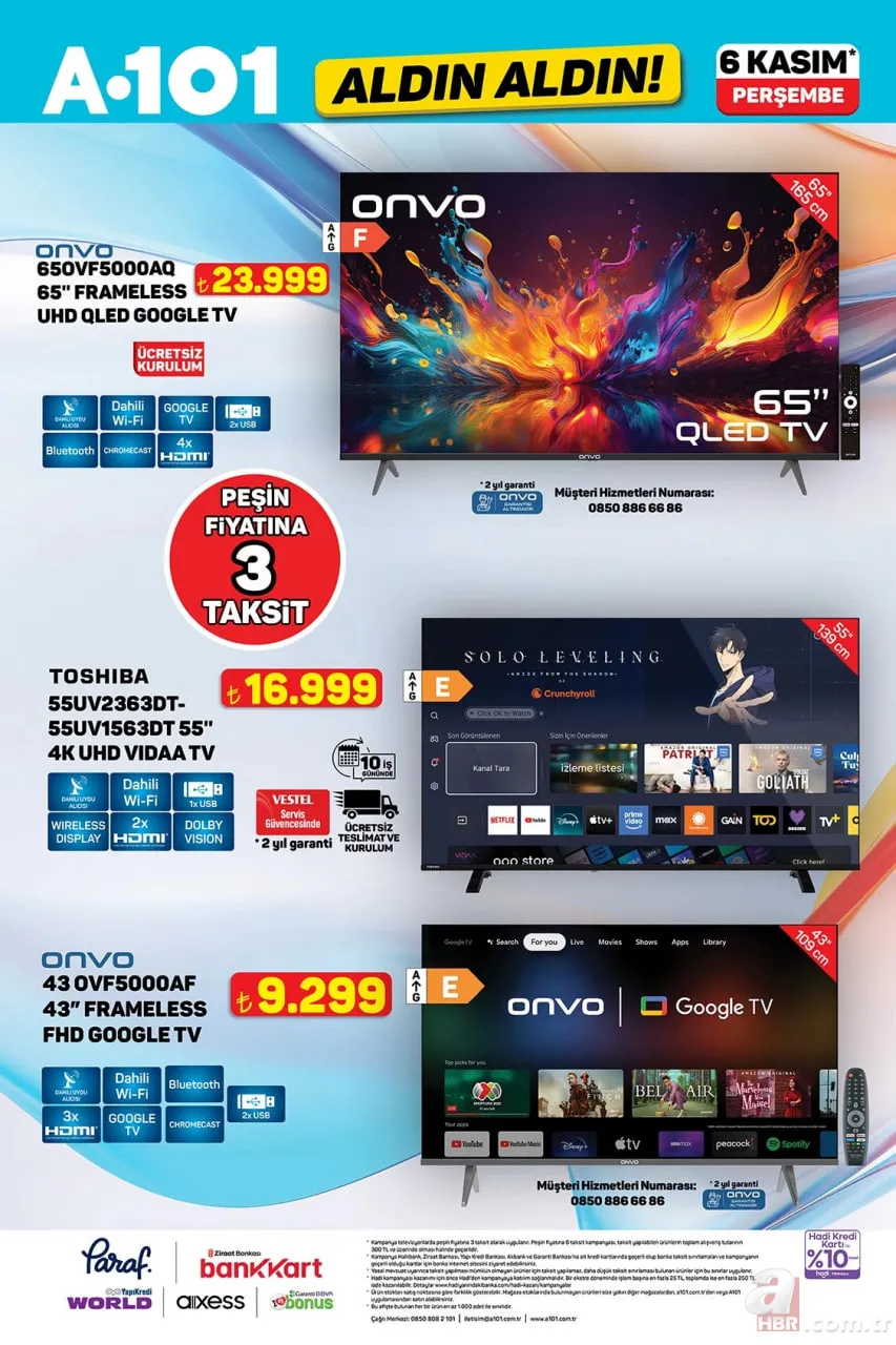 A101 indirimleri başlıyor! 6 Kasım’da hangi ürünler indirimde? Çamaşır makinesi, buzdolabı, perde… 4