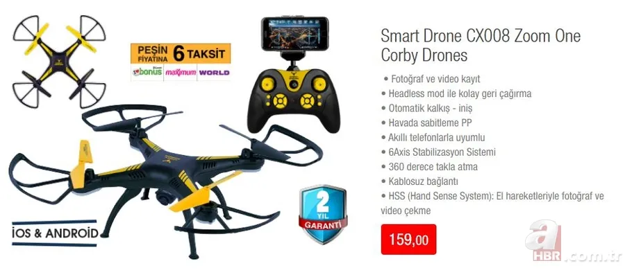 29 Kasım Cuma BİM aktüel katalog! BİM aktüel ürünler kataloğunda büyük fırsat! Smart Drone fiyatı… 25