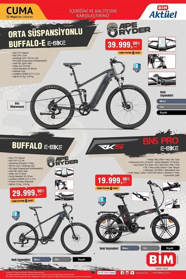 BİM 1 Haziran aktüel kataloğu yayınlandı! Haftanın indirimli ürünleri arasında halı temizleme makinesi, kablosuz speaker, elektrikli bisiklet satılıyor - 2