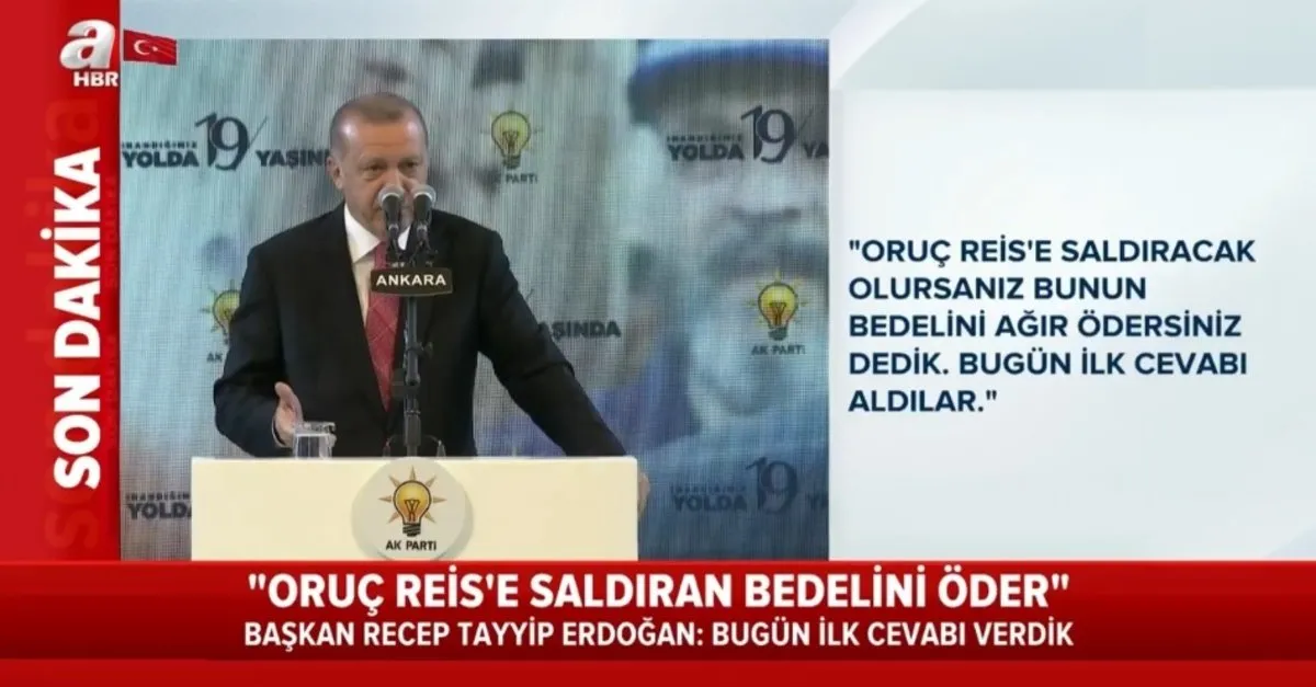 baskan erdogan dan ak parti nin 19