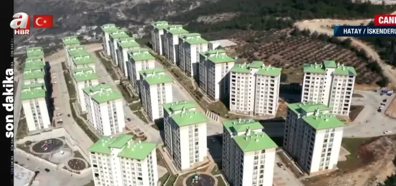 TOKİ konutları depremde ayakta kaldı! İşte A Haber kamerasından o konutlar