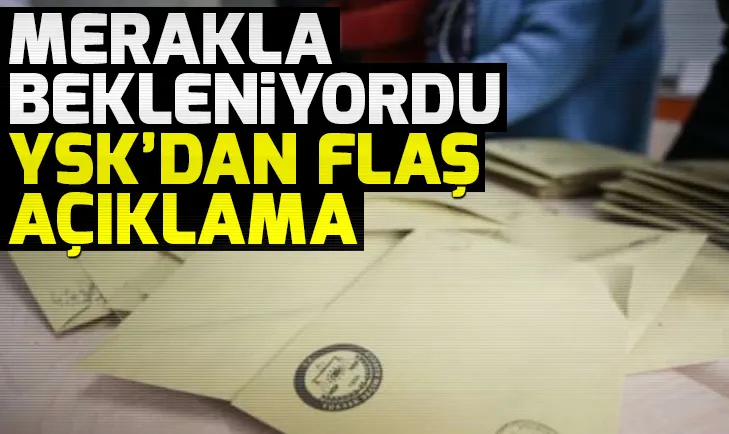 YSK toplantısı bitti! Karar bugün açıklanmayacak