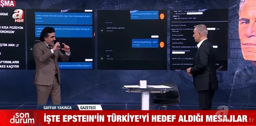 Epstein belgelerinde Türk Lirasına operasyonun şifreleri! Steve Bannon yazışmaları ortaya çıktı 8