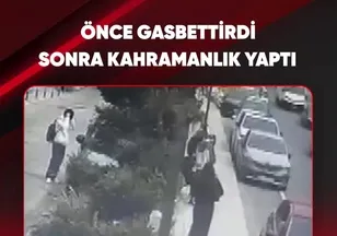 ÖNCE GASBETTİRDİ SONRA KAHRAMANLIK YAPTI