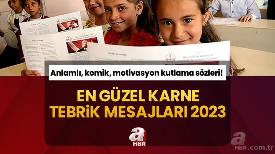 Karne tebrik mesajları 2023 | Okul öncesi, ilkokul, ortaokul, lise öğrencilerine anlamlı, komik, motivasyon kutlama sözleri! 1