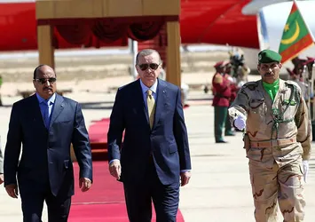 Cumhurbaşkanı Erdoğan Moritanya'da