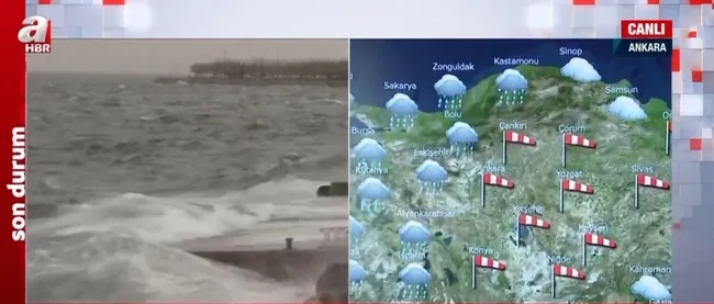 İstanbul ve İzmir’de fırtına ne zaman bitecek? Lodos Türkiye’de hayatı felç etti!