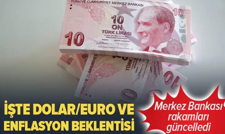 Merkez Bankası’ndan dolar, euro ve enflasyon rakamları açıklaması