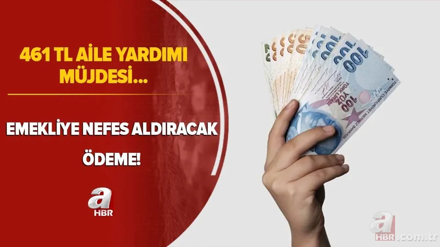 Emekliye nefes aldıracak ödeme! 461 TL aile yardımı müjdesi! Son dakika gelişmesi... 1