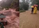Giresunu sel vurdu! Şiddetli yağış yolları yuttu