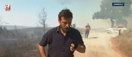 A Haber ekibi alev kapanında kaldı! Dehşet anlarını böyle anlattı: Nasıl çıkacağımızı şaşırdık