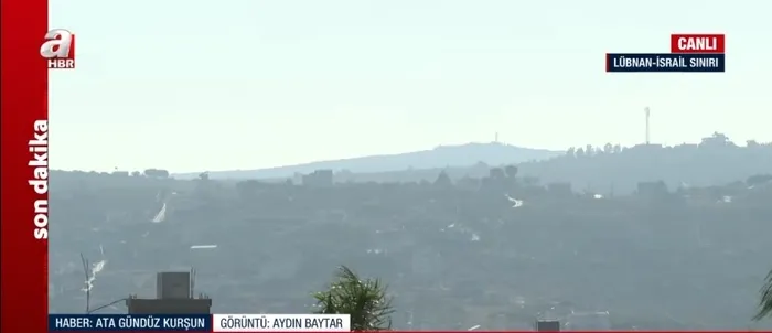 İsrail ile Hizbullah arasında çatışma! Canlı yayında saldırı anları A Haber’de
