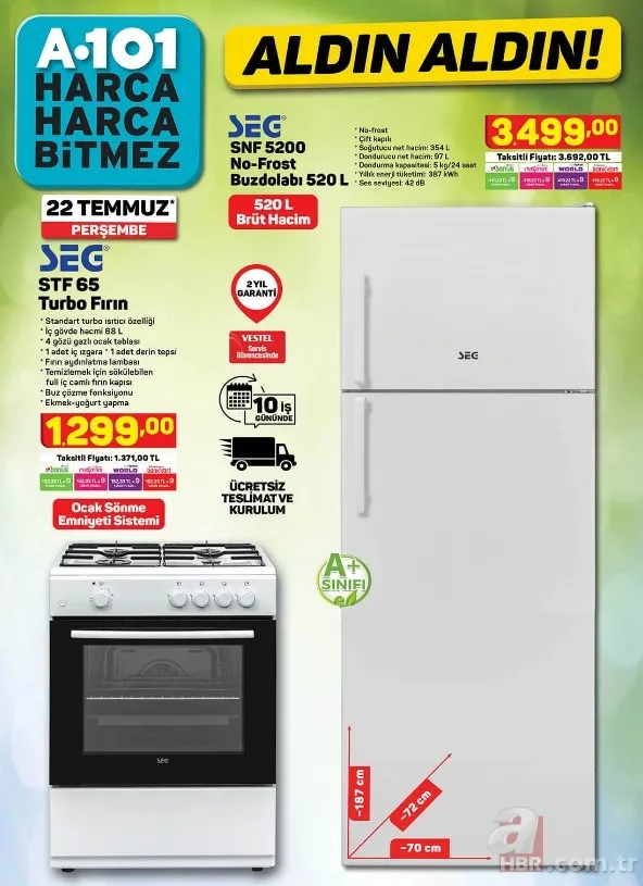 Her kalemden ürün satışa çıkıyor! 22 Temmuz 2021 A101 aktüel ürünler kataloğu sürprizlerle dolu! Perşembe itibarıyla... 4