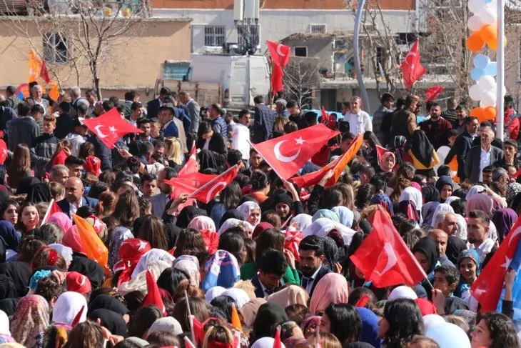 Başkan Erdoğan'a Şırnak'ta sevgi seli