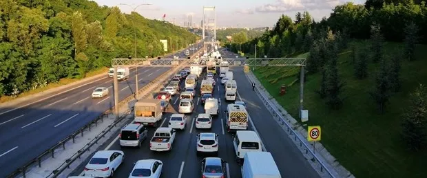 FSM Köprüsü’ndeki çalışmanın 2. gününde trafik yoğunluğu sürüyor