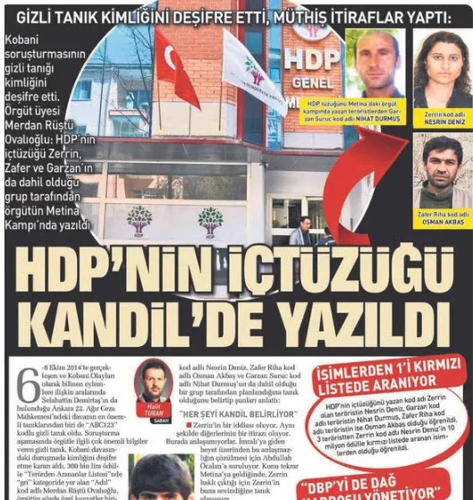 CHP ve İYİ Parti’nin kurduğu HDP’nin 6’lı masaya giriş bileti boşa çıktı! İşte PKK-HDP ilişkisi