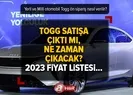 TOGG ön sipariş nasıl verilir? Yerli ve Milli otomobil Togg ne zaman satışa çıkacak, teknik özellikleri nelerdir?