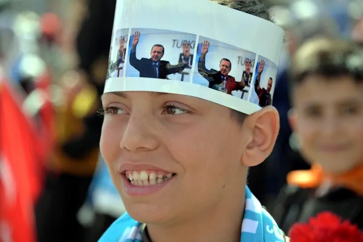 Başkan Erdoğan'a Şırnak'ta sevgi seli