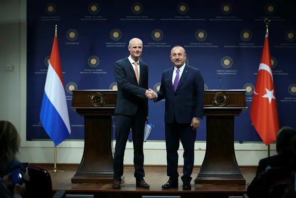 Mevlüt Çavuşoğlu ile Stef Blok'tan ortak açıklama - 1