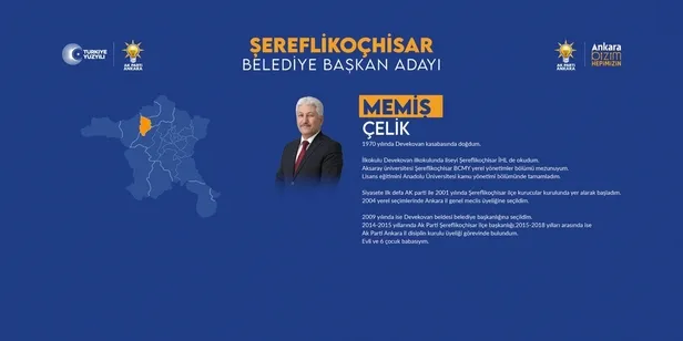 Ankara Nallıhan, Polatlı, Şereflikoçhisar Belediye Başkan adayları belli oldu mu? AK Parti-MHP Cumhur İttifakı Ankara ilçe belediye başkan adayları