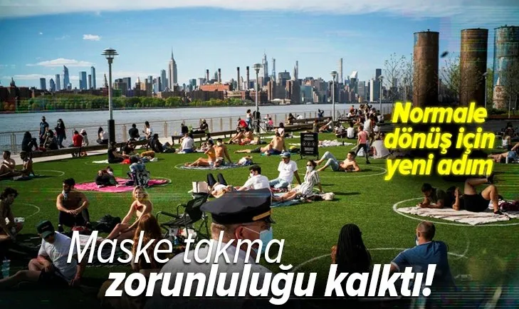 ABD'de normale dönüş için yeni adım: Maske takma zorunluluğu kalktı