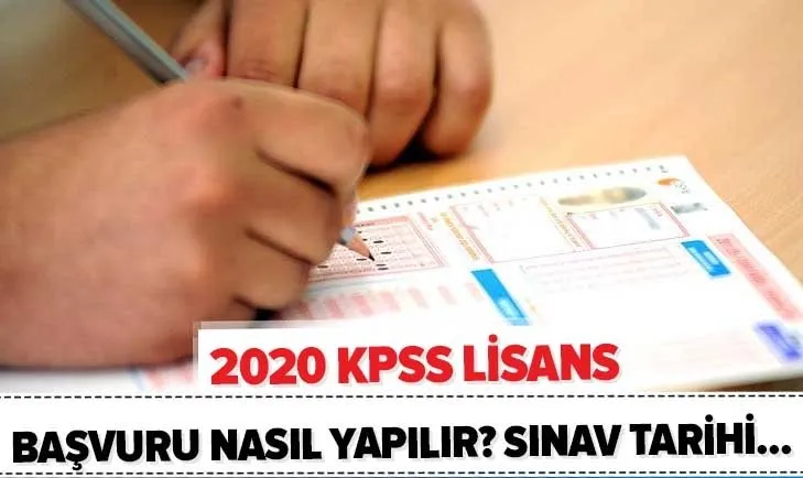 KPSS adayları dikkat! Bugün son... KPSS lisans başvuru nasıl yapılır? 2020 KPSS sınavı ne zaman?