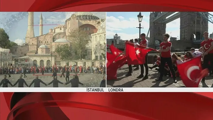 İstanbul ve Londra'da eş zamanlı "15 Temmuz" koreografisi - 2