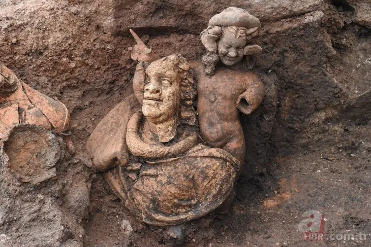 Ordu Kurul Kalesi’nde 2 bin 100 yıllık üç heykel bulundu