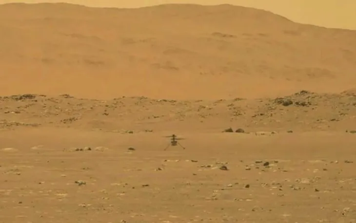 Son dakika | NASA Mars’ta helikopter uçurdu! Da Vinci’nin çizimi ile benzerliği şoke etti