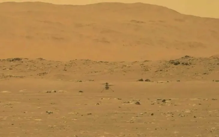Son dakika | NASA Mars'ta helikopter uçurdu! Da Vinci'nin çizimi ile benzerliği şoke etti