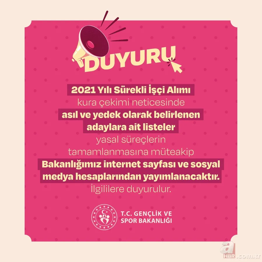 GSB son dakika açıklaması: 2021 GSB kura sonuçları isim listesi ne zaman açıklanacak? Sonuçlar nereden öğrenilecek? 3