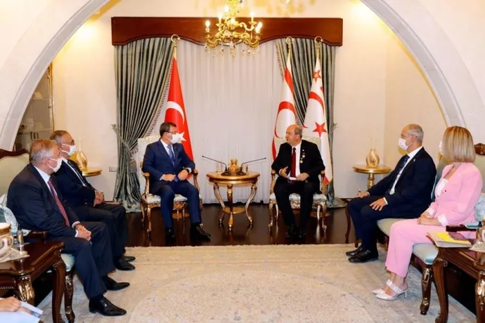 Son dakika: Azerbaycan Milli Meclisinden bir heyet ilk kez KKTC'de resmi temaslarda bulundu! Ersin Tatar: Bir millet üç devletiz! - 3
