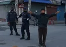 Nepalin başkenti Katmanduda polisten koronavirüse karşı ilginç yöntem | Video