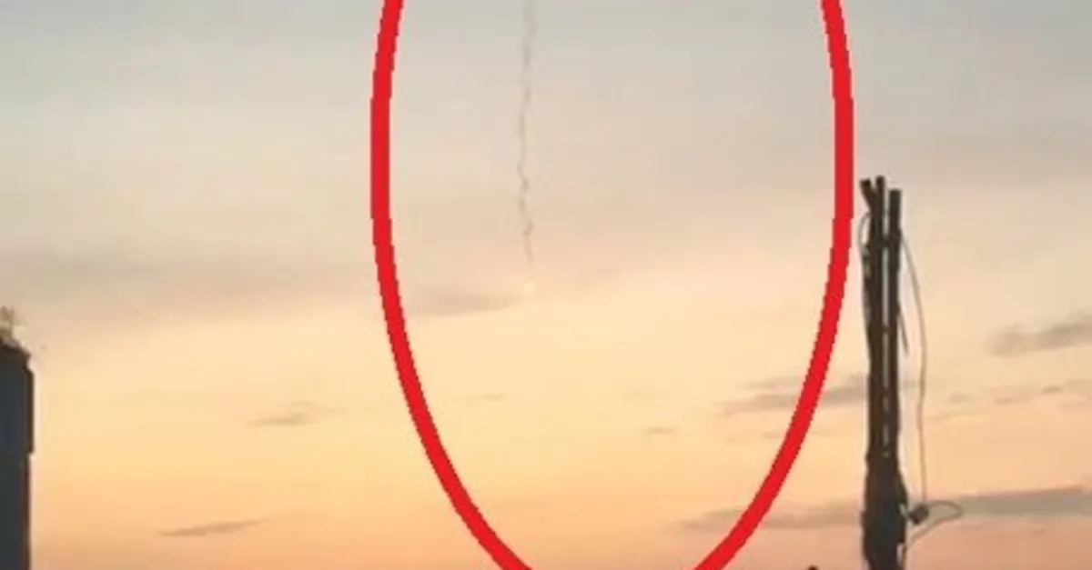 Gökyüzünde endişelendiren cisim! Kimse ne olduğunu anlayamadı: Bomba sandık