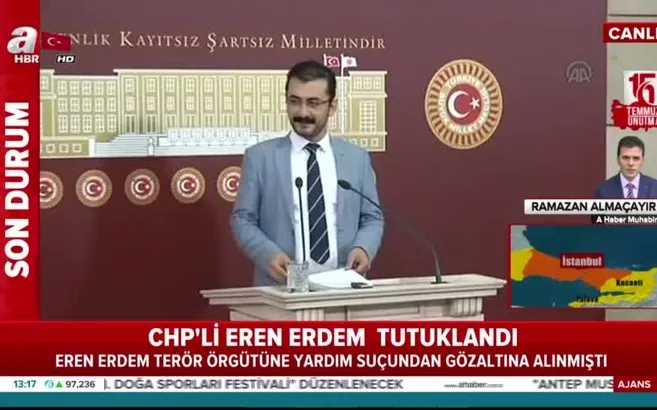 CHP'li Eren Erdem tutuklandı