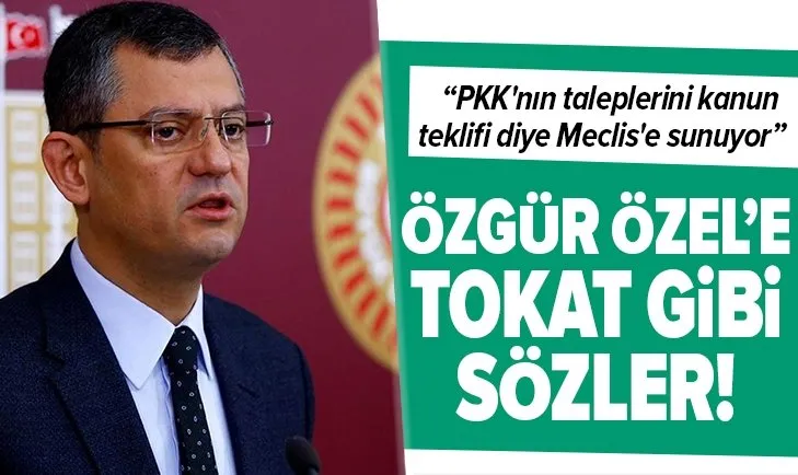 MHP’li Erkan Akçay’dan CHP'li Özgür Özel'e sert tepki: PKK'nın taleplerini kanun teklifi diye Meclis'e sunuyor